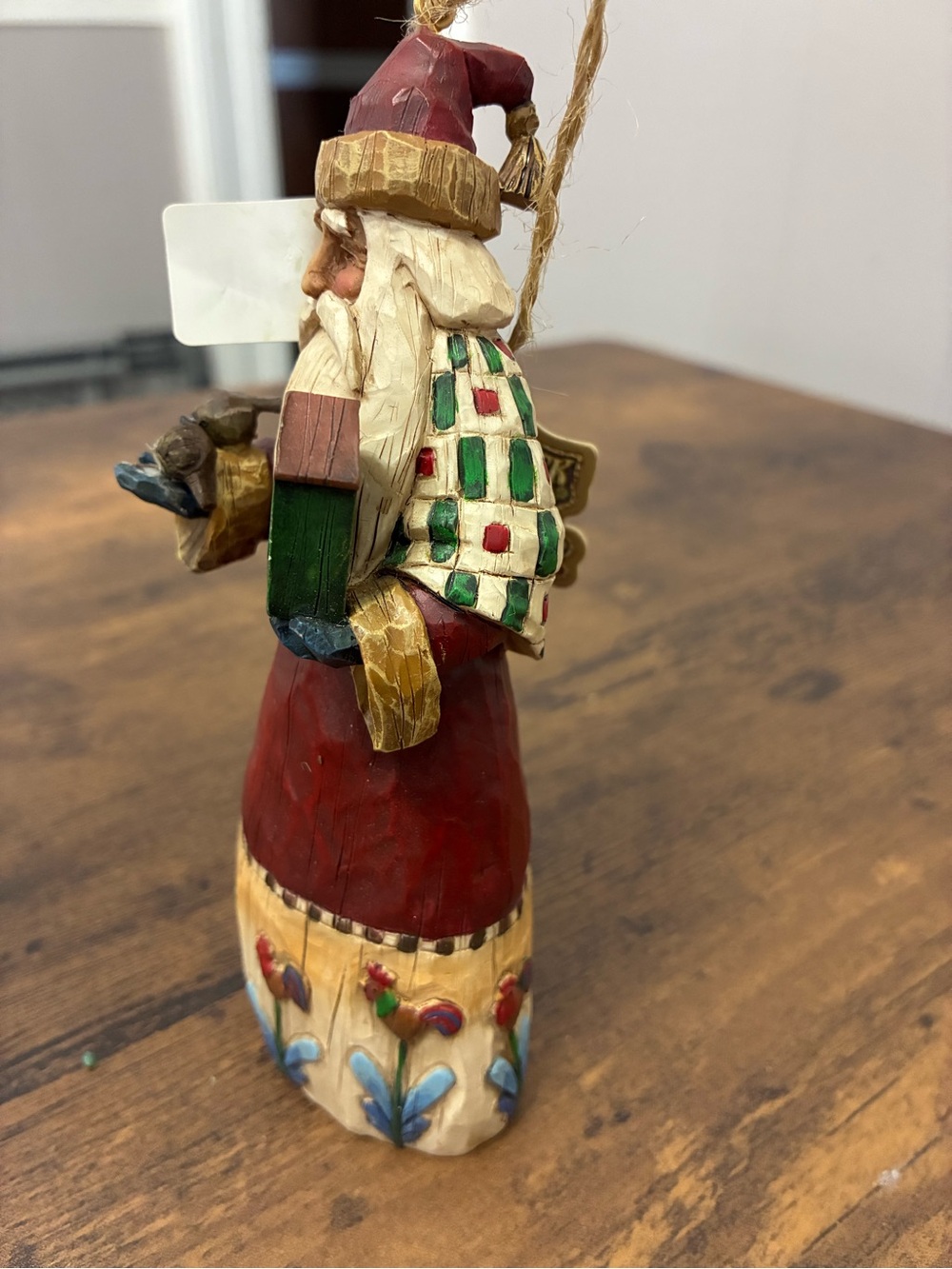 Jim Shore Heartwood Creek Santa with Birds/Birdhouse Ornament - Picture 3 of 10